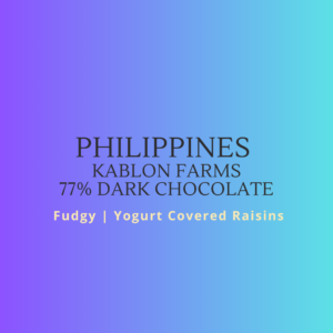 Philippines Kablon Farms 77% Dark Chocolate Bar (1 left)