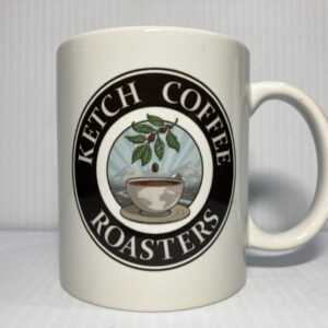 White 11 Ounce Ceramic Coffee Mug