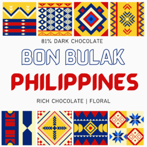 Philippines Bon Bulak 81% Dark Chocolate Bar (1 left)