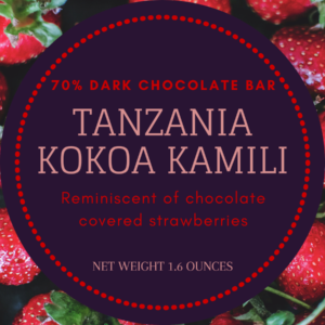 Sugar Free: Tanzania Kokoa Kamili: 70% Dark Chocolate Bar