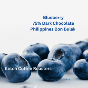 Blueberry 75% Dark Chocolate Bar