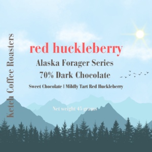 Alaska Forager Series: Red Huckleberry 70% Dark Chocolate Bar