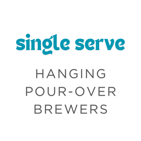 Single serve hanging pour-over brewer product image