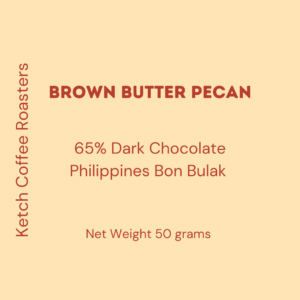 Brown Butter Pecan 65% Dark Chocolate Bar