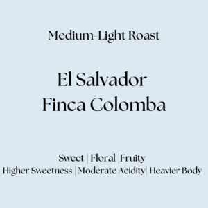 El Salvador Finca Colomba