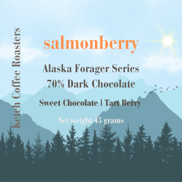 Ketch Coffee Roasters product image for Salmonberry 70% dark chocolate