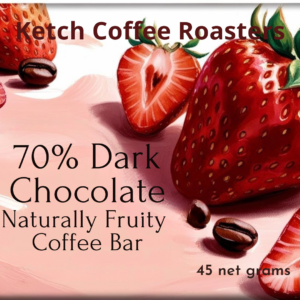 Naturally Fruity 70% Dark Chocolate Coffee Bar